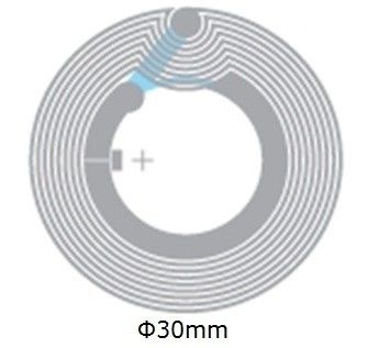 Embutido del HF RFID del ANIMAL DOMÉSTICO del diámetro 33m m mojado con el microprocesador clásico del ®/ SLI/NFC del RFID