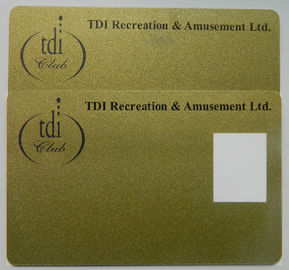 HF RFID Smart Card ISO 14443A de NXP, más (s) tarjeta del PVC de 4K 4bytes con la impresión metálica