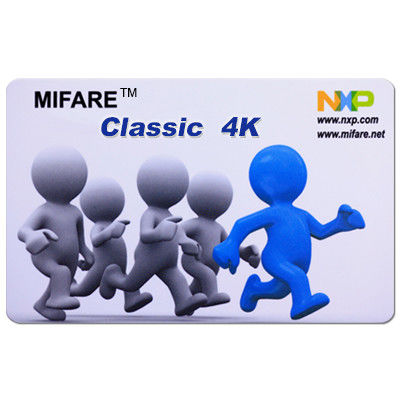 MIFARE®Classic 4K Smart Card con el microprocesador sin contacto del RFID para el control de acceso o la calidad de miembro