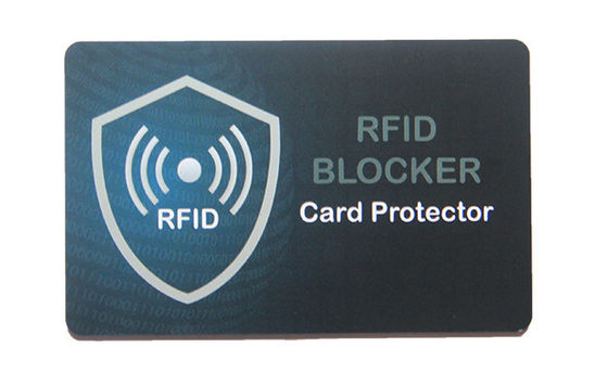 Tarjeta de bloqueo pasiva del RFID para la seguridad de la cartera de la tarjeta de banco de crédito