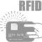 Tarjeta elegante del PVC del HF Legic ATC256/512 del RFID, tarjeta blanca elegante del RFID en compañía de ATMEL