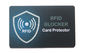 Nfc que bloquea la protección sin contacto de la tarjeta del protector con el escudo de la señal para el guardia de la seguridad